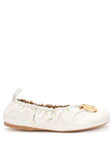 JW Anderson ballerines JWA en cuir - Blanc