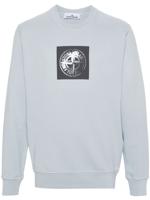 Stone Island Sweater met Compass-logopatch - Blauw