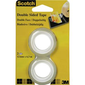 Scotch FT-5100-4927-1 136R2 Dubbelzijdige tape Scotch 665 Transparant (l x b) 6.3 m x 12 mm 2 stuk(s)