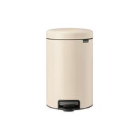 Brabantia NewIcon pedaalemmer 12 liter met kunststof binnenemmer - Soft Beige