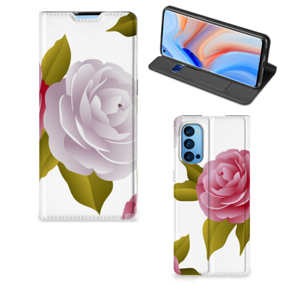 OPPO Reno4 Pro 5G Smart Cover Roses OPPO Reno4 Pro 5G Smart Cover Roses