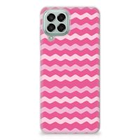 Samsung Galaxy M33 TPU bumper Waves Pink - thumbnail