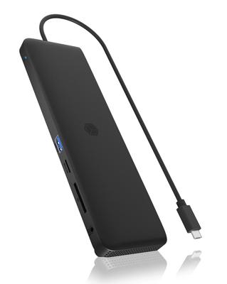 ICY BOX IB-DK2116-C, USB Type-C® Notebook DockingStation USB-C dockingstation Geschikt voor merk (dockingstation): Universeel Incl. laadfunctie, Geïntegreerde