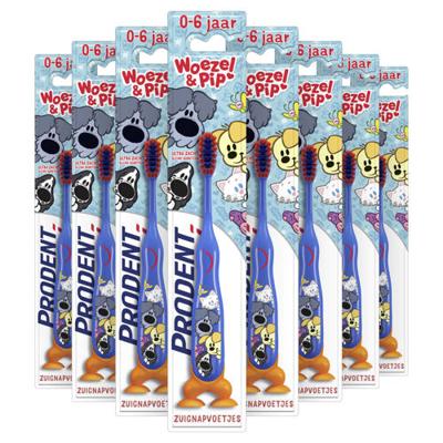 Prodent 0-6 jr Woezel & Pip tandenborstel - 12 stuks