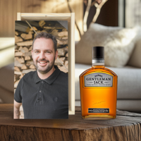 Whiskey in bedrukte kist - Gentleman Jack