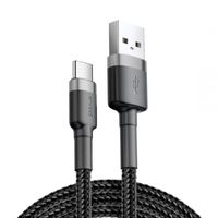 Baseus USB-C Nylon Gevlochten Kabel 0,5 Meter - thumbnail