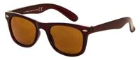 AZ Eyewear zonnebril Classic unisex bruin met bruine lens (AZ 44)
