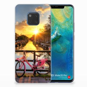 Huawei Mate 20 Pro Siliconen Back Cover Amsterdamse Grachten