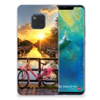 Huawei Mate 20 Pro Siliconen Back Cover Amsterdamse Grachten - thumbnail