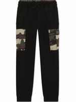 Dolce & Gabbana Kids pantalon de jogging à imprimé camouflage - Noir - thumbnail