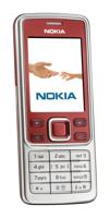 Nokia 6300 Red (Edge, Bluetooth, camera met 2 MP, muziekspeler, stereo FM-radio, organizer) mobiele telefoon