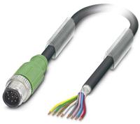 Phoenix 1522781 - Sac-kabel 8p-m12ms/3,0-Pur SH