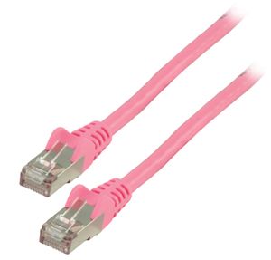 Valueline 0.25m Cat6 FTP netwerkkabel Roze 0,25 m