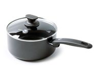 Greenpan Cambridge Black Rechte Hapjespan 24 cm met Deksel 3.1 liter - Kook als een professional met deze hoogwaardige hapjespan! - thumbnail