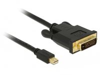 DeLOCK 83989 video kabel adapter 2 m Mini DisplayPort DVI-D Zwart