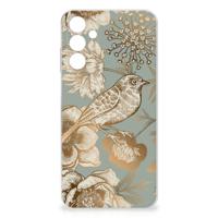 TPU Case voor Samsung Galaxy A15 Vintage Bird Flowers