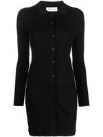 Câllas Milano cardigan Flora à col pointu - Noir