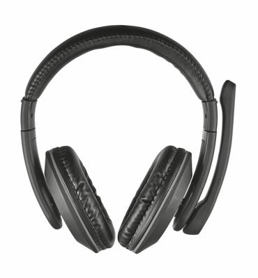 Trust Reno Headset voor PC en laptop Headset Zwart Trust Reno Headset voor PC en laptop Headset Zwart