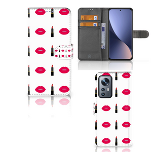 Xiaomi 12 Pro Telefoon Hoesje Lipstick Kiss