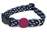 MORSO HALSBAND HOND GERECYCLED POWER FLOW ZWART 43-70X2,5 CM - thumbnail