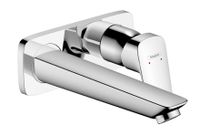 Hansgrohe Logis inbouw wastafelkraan met uitloop 19.5cm chroom - thumbnail