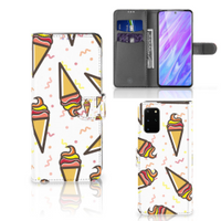 Samsung Galaxy S20 Plus Book Cover Icecream - thumbnail