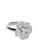 LEO PIZZO bague Flora en or blanc 18ct ornée de diamants - Argent