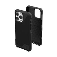 URBAN ARMOR GEAR Metropolis LT MS Case compatibel met Apple iPhone 16 Pro Max case (bescherming tegen vallen op militaire kwaliteit, Draadloos (Qi) / magnetisch opladen (Qi) compatibel) kevlar zwart