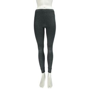 Thermo legging ondergoed voor dames antraciet grijs