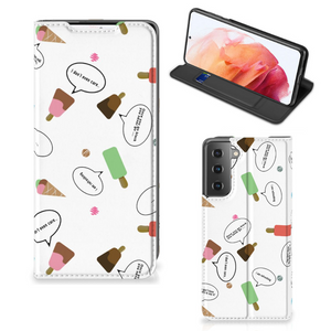 Samsung Galaxy S21 Flip Style Cover IJsjes