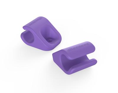 Allocacoc 66.0004PP kabelklem Paars 8 stuk(s)