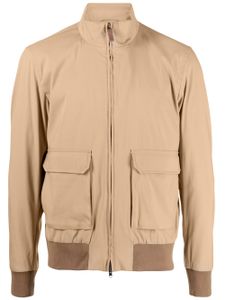 Herno zip-up bomber jacket - Marron