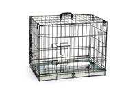 Beeztees Hondenbench - Zwart - 2 deurs - 62x44x49 cm