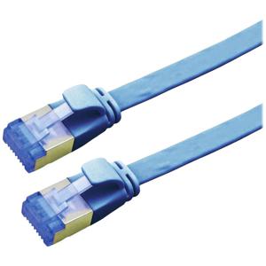 VALUE FTP patchkabel, Cat.6A (Class EA), extra plat, blauw, 1,5 m