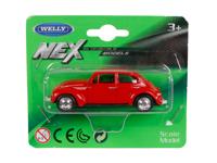 Toys Amsterdam schaalmodel VW Beetle 6,5 cm alu 1:60 rood