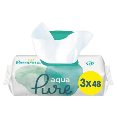 Pampers Aqua Pure Sensitive Babydoekjes Voordeelverpakking - 18 X 48 Stuks (864 Stuks)