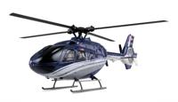 Amewi The Flying Bulls EC135 PRO Brushless 6-kanaals helikopter 352mm 6G RTF, blauw RC afstandsbediening
