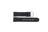 Horlogeband Universeel 83619-06-22-C / + Lugs Leder/Kunststof Blauw 22mm - thumbnail