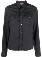 Acne Studios chemise en jean à manches longues - Gris - thumbnail