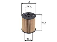 Oliefilter VALEO, u.a. für Opel, Vauxhall, Cadillac, Saab