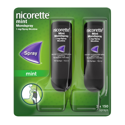 Nicorette Mint Mondspray Duo 1mg