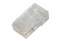 DIGITUS DN-219602 – Cat 6 krimpstekker – 100 stuks – RJ45 netwerkstekker ongecodeerd – voor Cat6 netwerkkabels – 1GBase-T – 8P8C – AWG 27/7 tot AWG 24/7
