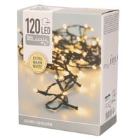 Kerstverlichting extra warm wit buiten 120 lampjes 900 cm - thumbnail