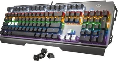 Trust GXT 877 Scarr Gaming Keyboard - Mechanisch - Toetsenbord Toetsenbord Zwart Trust GXT 877 Scarr Gaming Keyboard - Mechanisch - Toetsenbord Toetsenbord Zwart