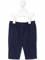 Ralph Lauren Kids pantalon à logo brodé - Bleu