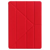 iPad 10.2 2019/2020/2021 Origami Stand Folio Case - Red