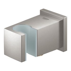 GROHE Euphoria Cube wandaansluitbocht met wandhouder supersteel 26370DC0