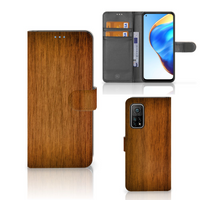 Xiaomi Mi 10T Pro | Mi 10T Book Style Case Donker Hout - thumbnail