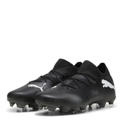 PUMA Future 7 Match Fg/Ag voetbalschoen voor heren, Puma Zwart Puma Wit, 44 EU