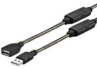 Vivolink USB 2.0 ACTIVE kabel naar mannelijk